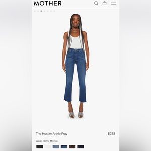 Mother - The Hustler Ankle Fray Jean